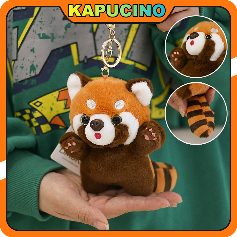 Jual Mewah Dan Imut Gantungan Kunci Mewah Rakun Kecil Ornamen Tas ...