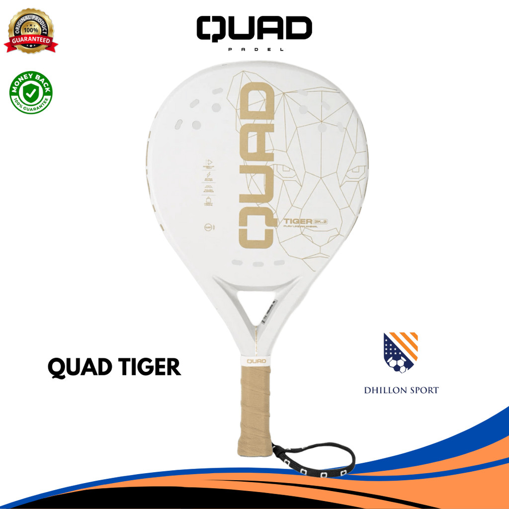 Jual Padel Racket QUAD Tiger | Raket Padel Quad | Shopee Indonesia