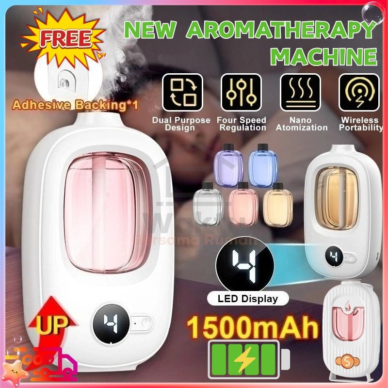 Jual 【COD】FREE Adhesive Backing - Wall-mountable Automatic Aroma 5 Mode ...