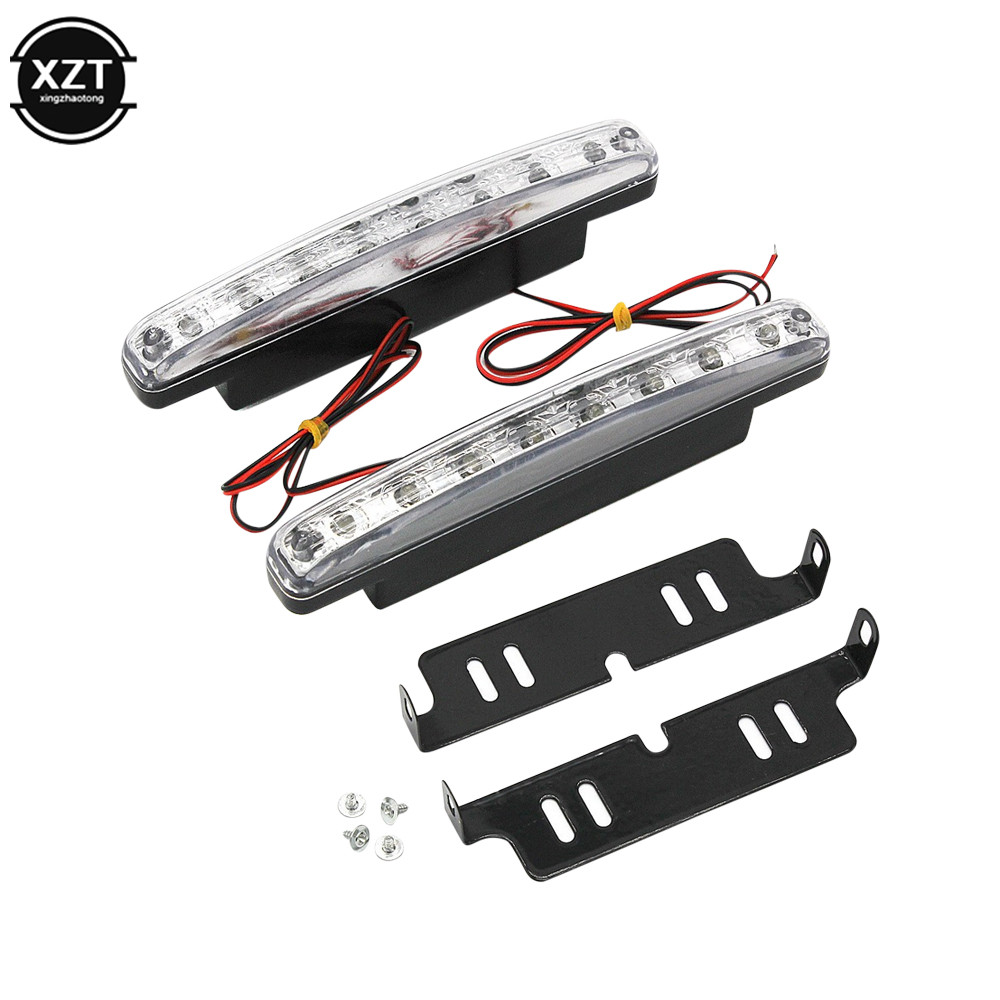 Jual 2pcs Car Auto Daytime Running Light Daylight Car Styling Lamp DRL ...