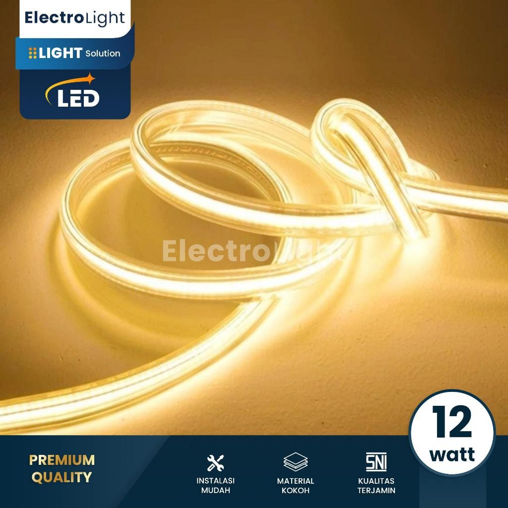 Jual Lampu dotless strip LED COB tidak bintik 220V plafon selang ...