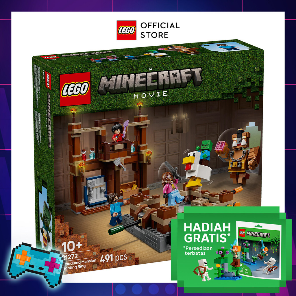 Mainan Minecraft Lego Original Jual LEGO Minecraft 21272 Woodland