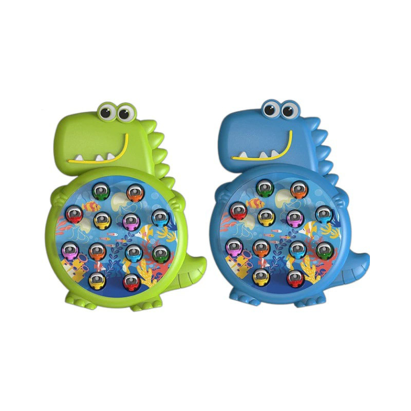 Jual Kid Play Rod Game Toys Dinosaur Simple Magnetic Fishing Toys Kids ...
