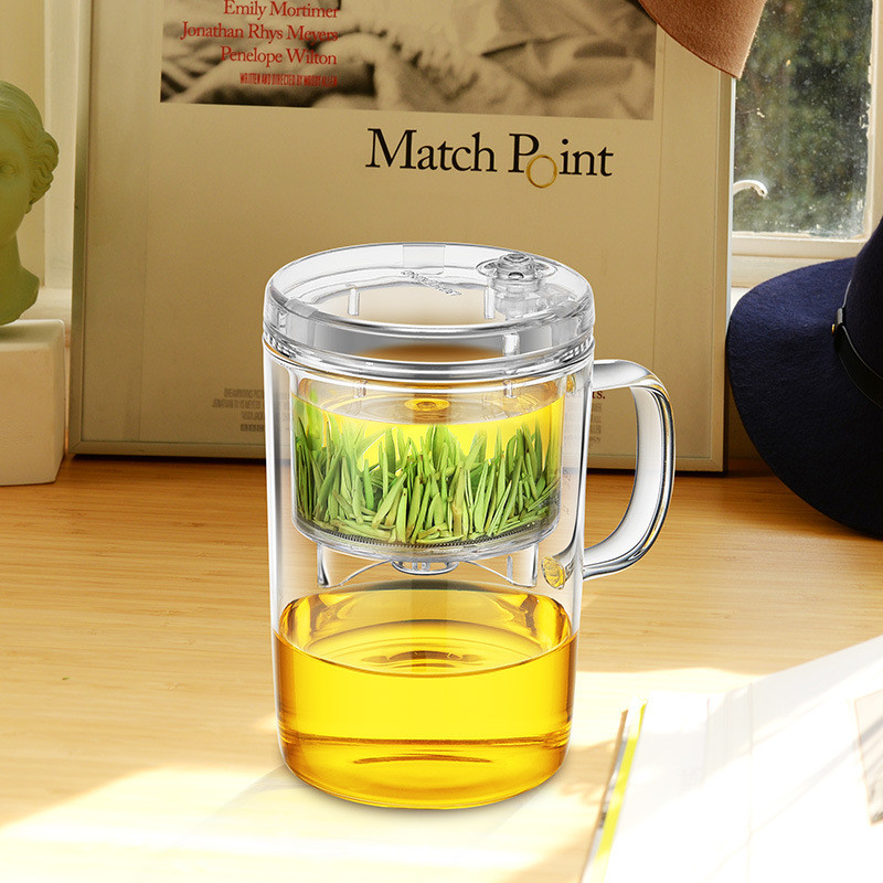 Jual PROMO!Teko Pencet Tea Infuser Cangkir Teh Kopi dengan Saringan dan ...