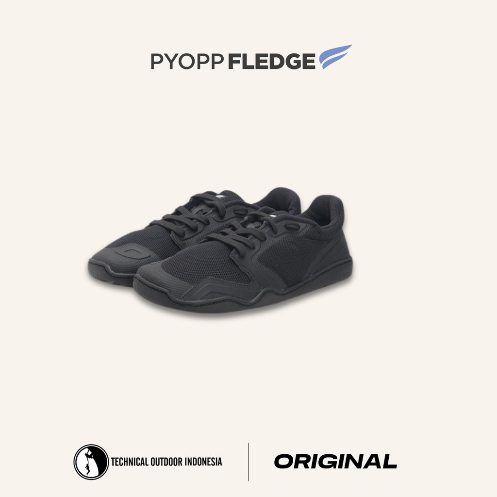 Jual Pyopp Fledge Day 02 Barefoot Sneakers - Black On Black | Shopee ...