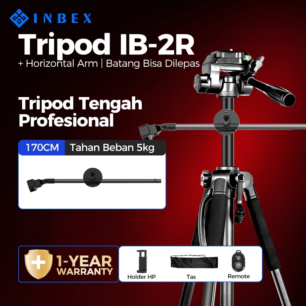 Jual INBEX IB-2R Tripod Kamera Tiang Horizontal Multifungsi Tinggi ...