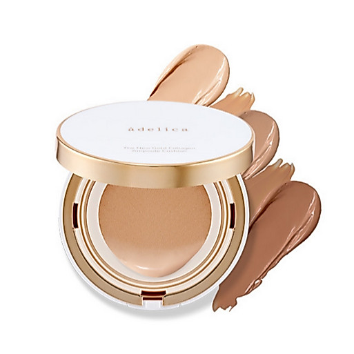 Jual Adelica The New Gold Collagen Ampoule Cushion SPF 40 / PA++
