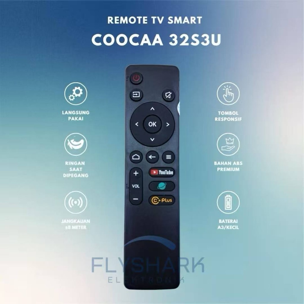 Jual Remot Remote TV Coocaa Led Android Smart TV Digital Coocaa 32 ...