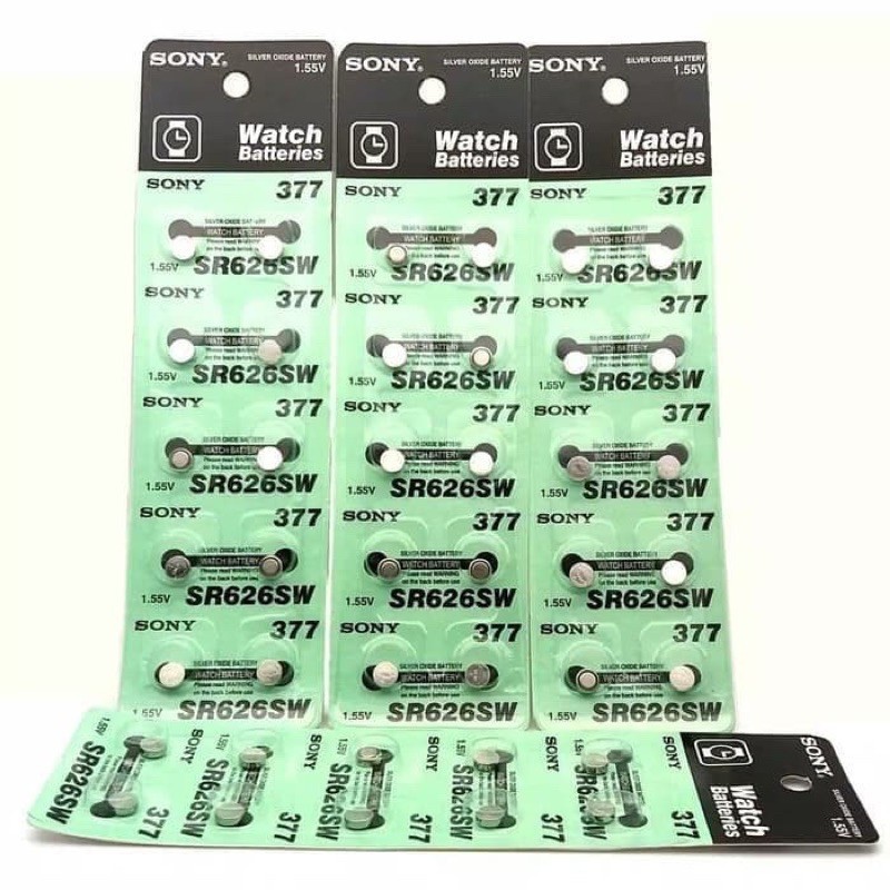 Jual Sony Original Baterai Kancing Silver Oxide SR62SW / 337 - Daya ...