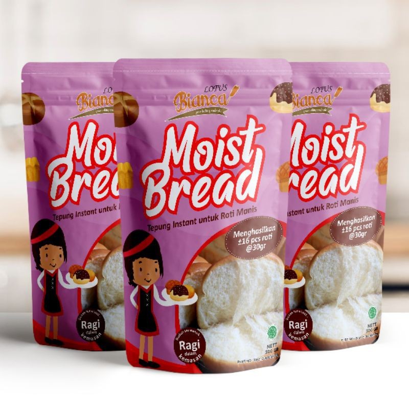 Jual Bianca Lotus Roti Manis Moist Bread Premix | Shopee Indonesia
