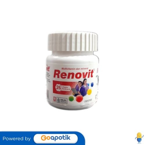 Jual Renovit Botol Isi 30 Kaplet | Shopee Indonesia