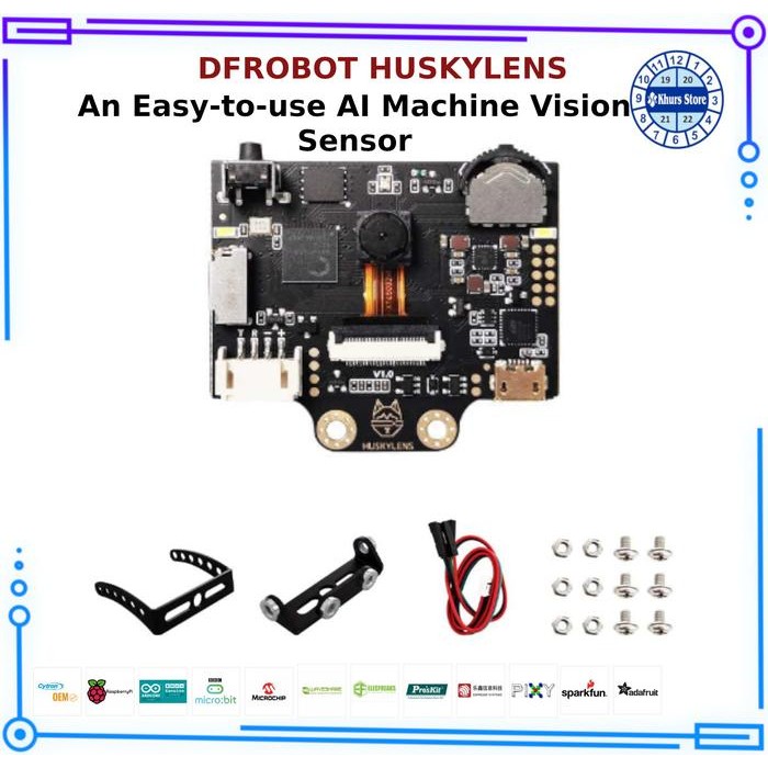HUSKYLENS – Capteur Vision IA Pour Raspberry Pi, Micro:bit – Reconnaissance Faciale Et Suivi