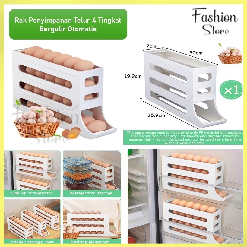 Rak Telur 4 Tingkat Utama