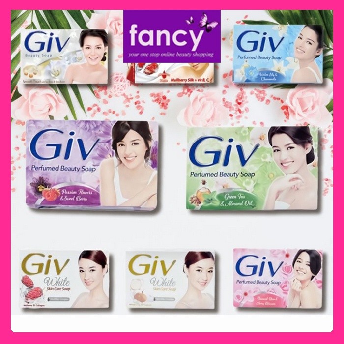 GIV Sabun Mandi Batang / Cair 60ml White Skin Care Soap Body Wash
