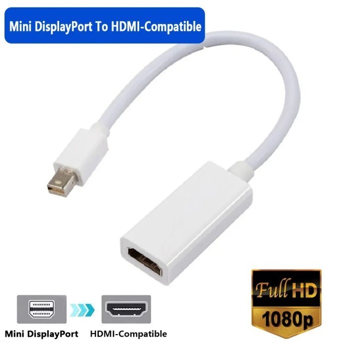 Jual Converter Mini Display Port DP To HDMI Display Monitor Komputer ...