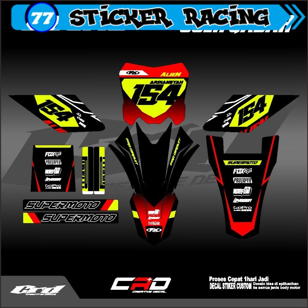 Jual Decal Ojek Gabah Stiker Gabah Stiker Yz Decal Motor Angkut Gabah ...