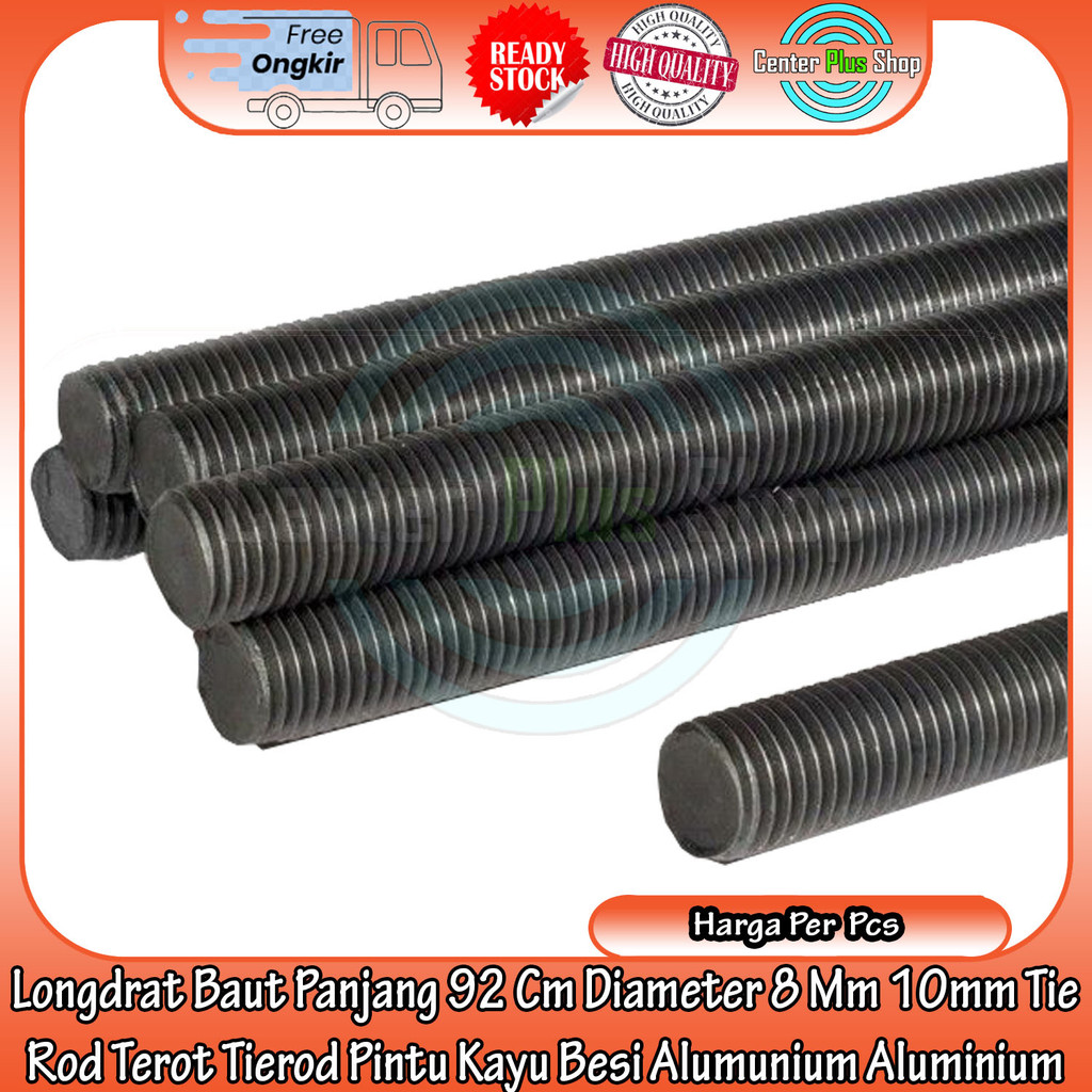 Jual Longdrat Baut Panjang 92 Cm Diameter 8 Mm 10mm Tie Rod Terot ...