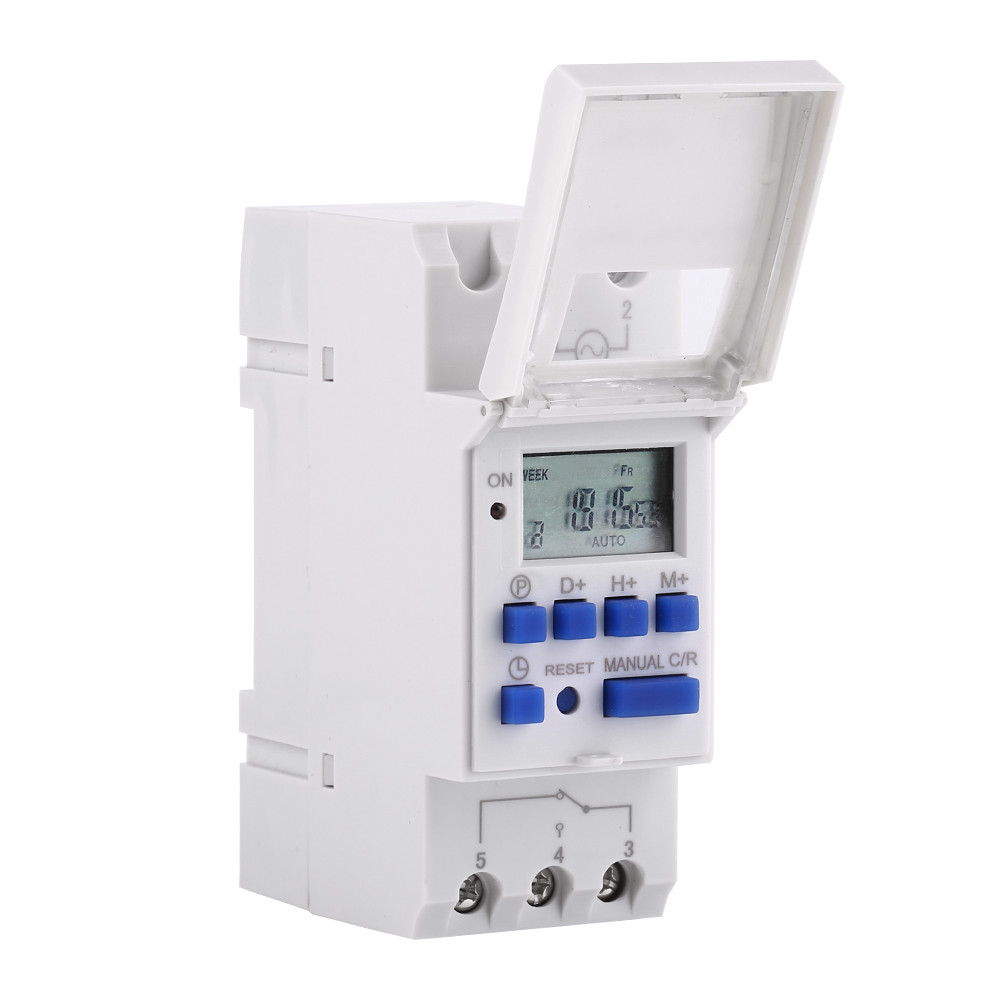 Jual LCD Display Weekly Programmable Electronic Relay Time 16 ON and ...