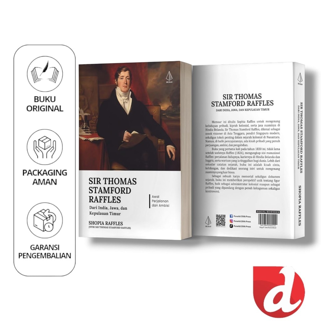 Jual Buku Sir Thomas Stamford Raffles; Dari india, Jawa, dan Kepulauan ...