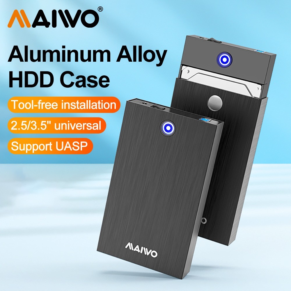 Jual MAIWO USB3.0 External Hard Drive Enclosure 2.5”/3.5” SATA HDD/SSD ...