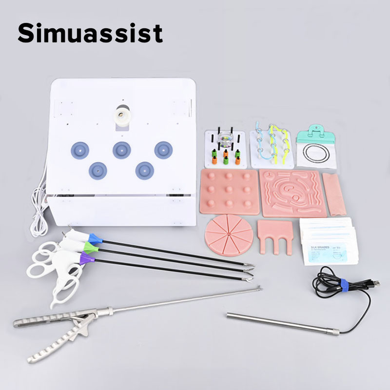 Jual Laparoscopy Surgery Training Box Laparoscopic Simulator with 0/30 ...