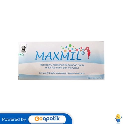 Maxmil Box Isi 30 Kaplet Salut Selaput