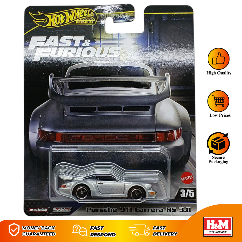 Voiture Miniature Hot Wheels Porsche 911 Carrera 1974 - Modèle F40 - Occasion
