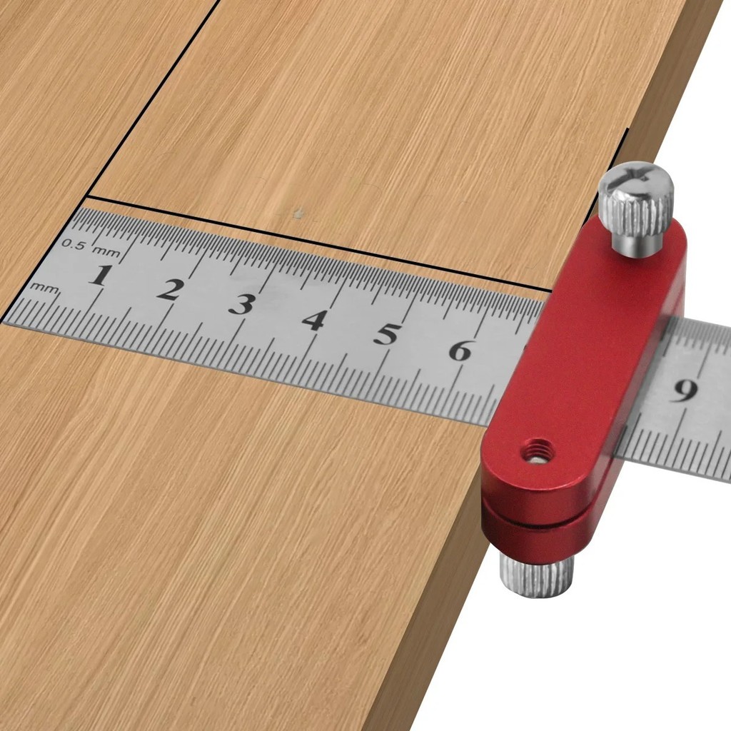 Jual Ruler Positioning Block Aluminium Pembatas Penggaris Quality ...