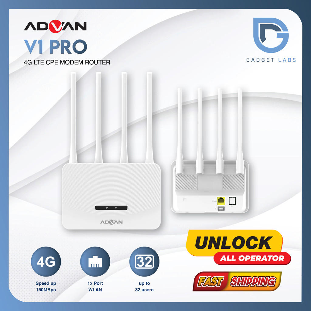 Jual ADVAN V1 PRO Modem Router Wifi Wireless CPE 4G LTE 150 Mbps ...