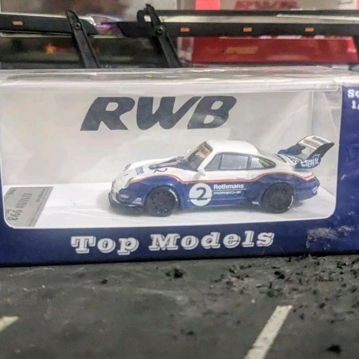 Jual ME99 Diecast Top Model Porsche RWB 993 Rothmans #2 Segel | Shopee ...