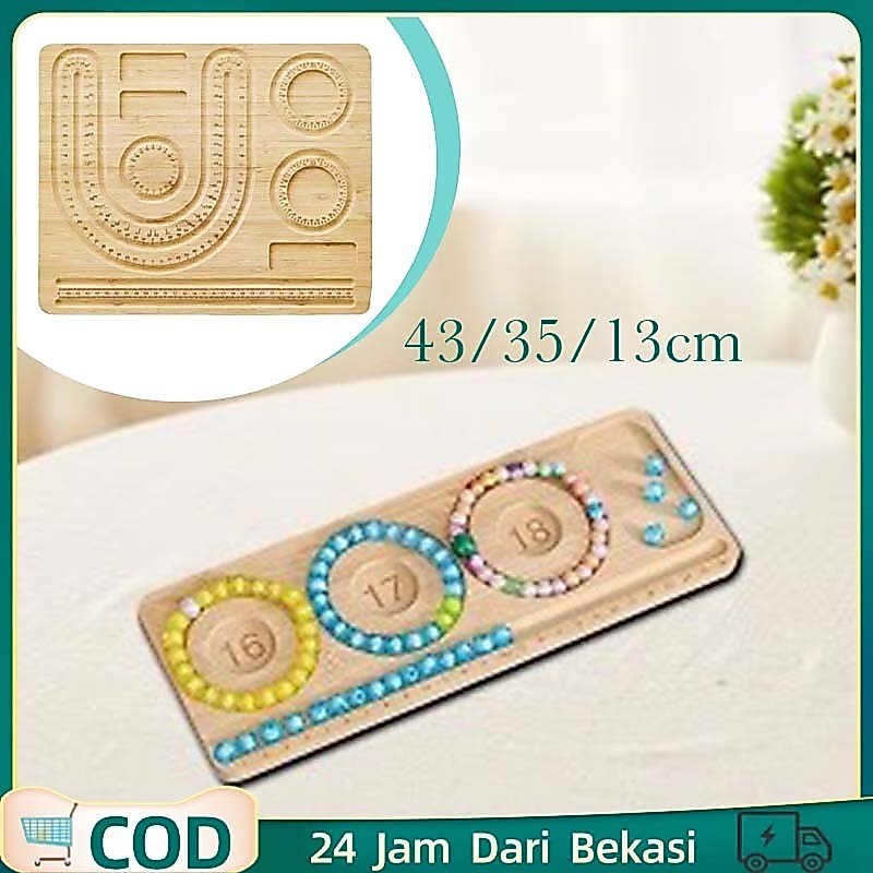 Jual Papan Manik Manik Gelang Papan Ronce Papan Manik Manik Kayu Papan ...