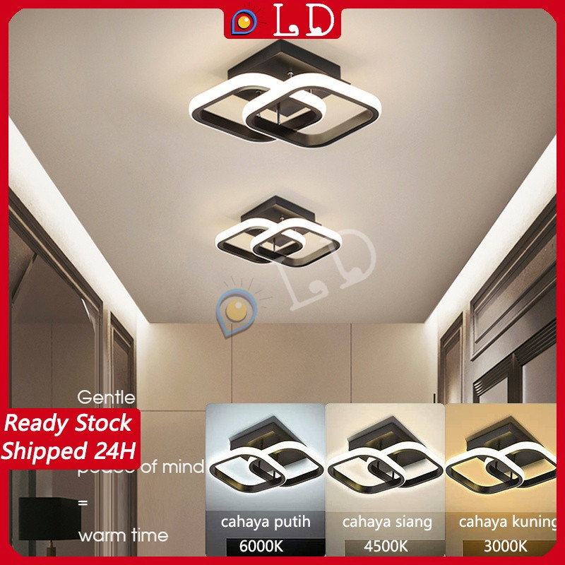 Jual 3 Colors Lampu Plafon LED Ceiling Light Lampu Hias Gantung Rumah ...