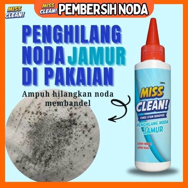 Penghilang noda jamur pada baju putih
