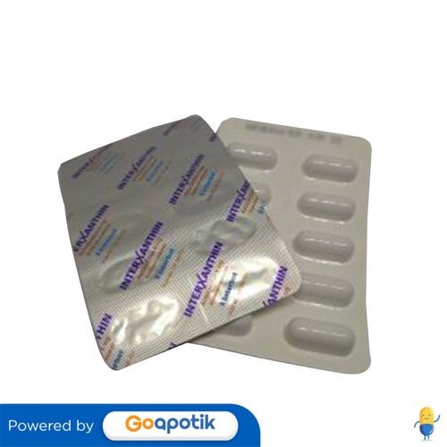 Vitamin Interxanthin 4 Mg Strip 10 Kapsul