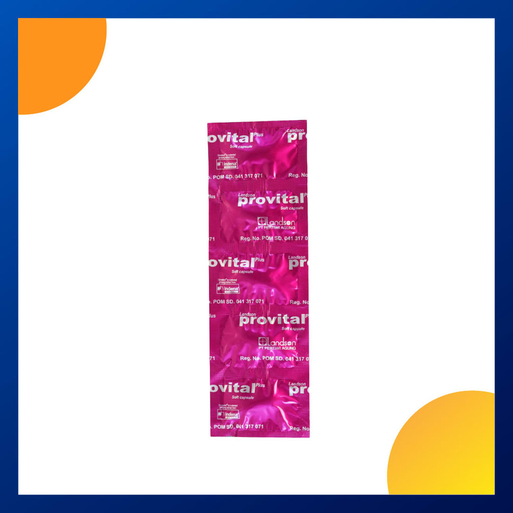 Jual Provital Plus Strip 5 Kapsul | Shopee Indonesia