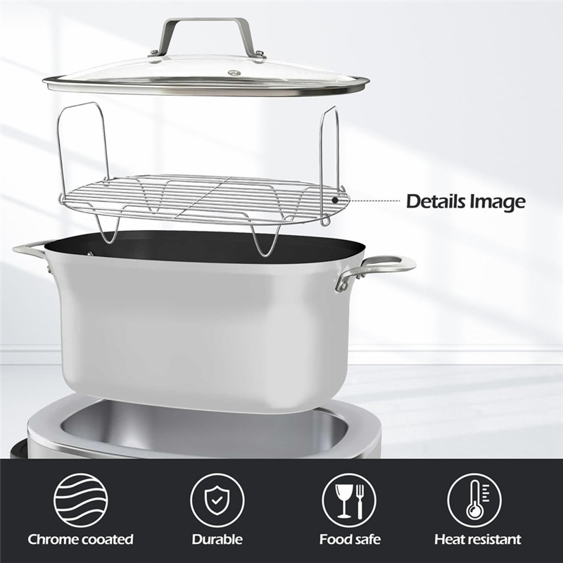 Jual HGHO Chorme Coated Steamer Rack - Steam And Roast Rack Accessories ...