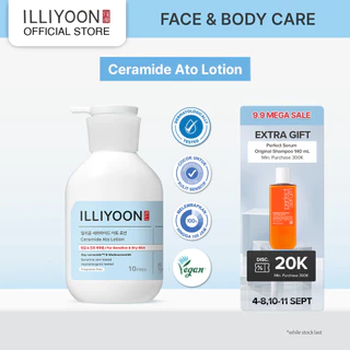 ILLIYOON Ceramide Ato Lotion - Pelembap Wajah dan Badan - Menenangkan Kulit - Tekstur Ringan Mudah Menyerap - Mejaga Skin Barrier