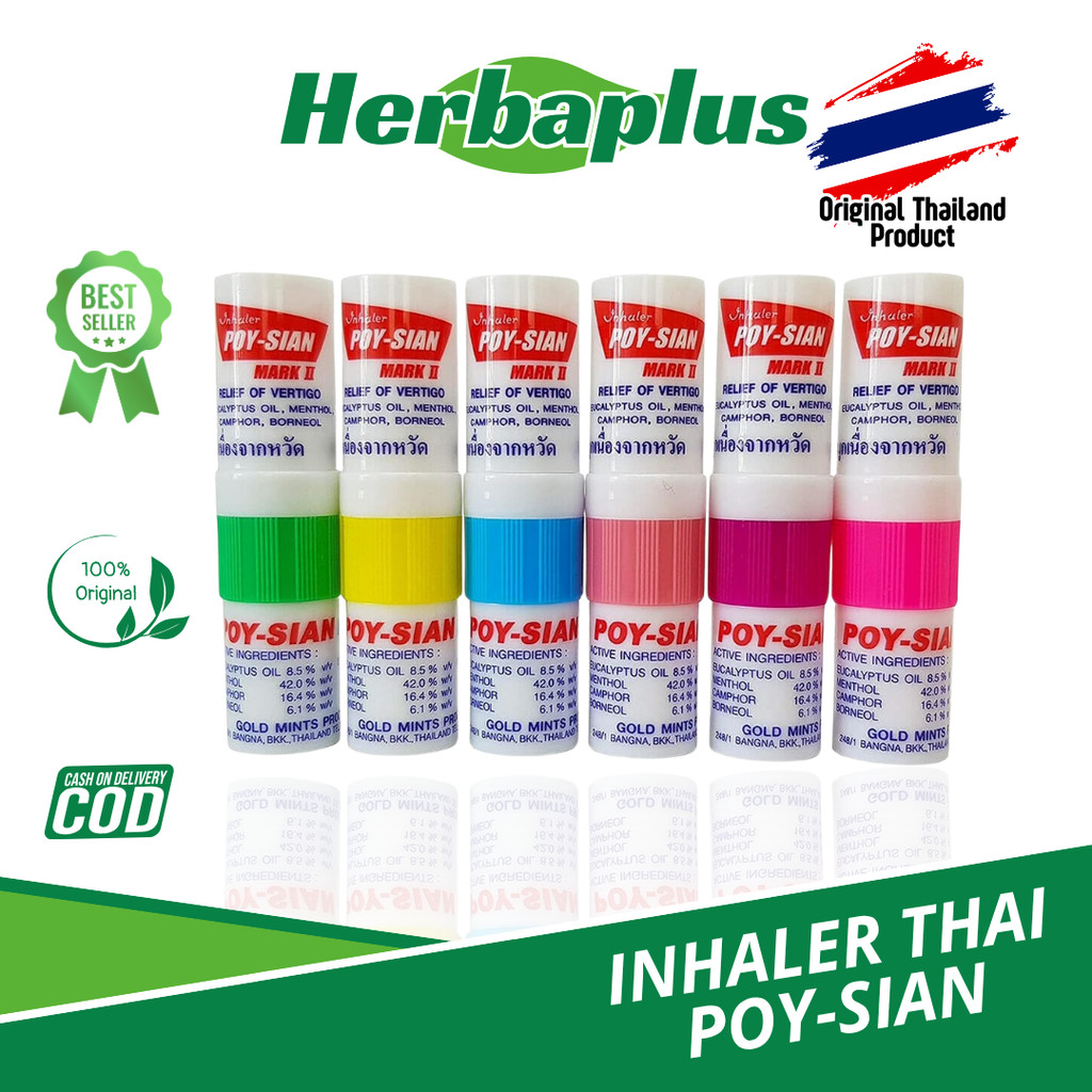Jual Poy Sian Inhaler Thai Nasl Inhaler Lisa Blackpink Minyak Angin ...