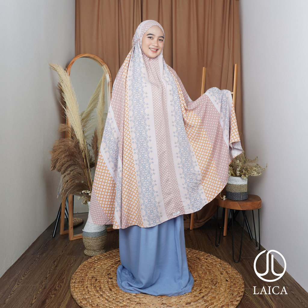 Mukena Laica Kombinasi Rayon Natya 2in1 All Size