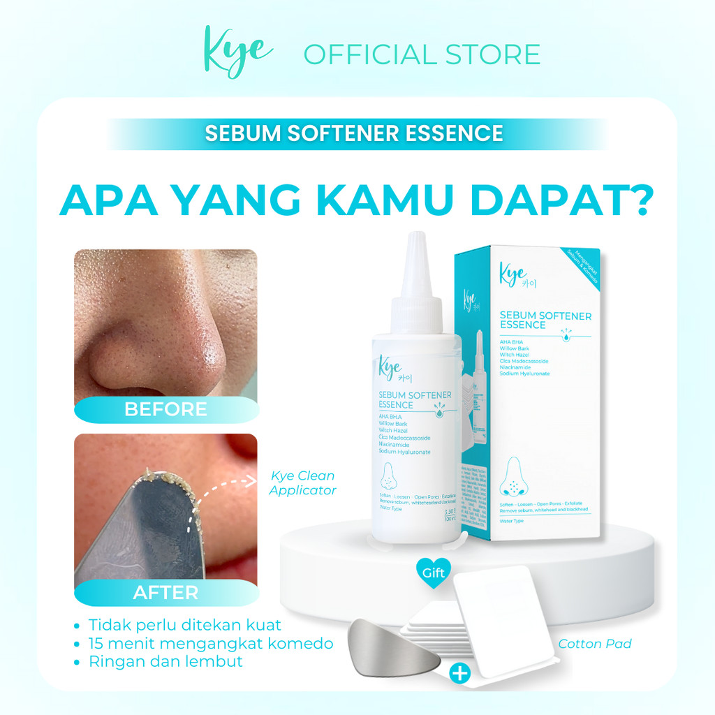 Jual [SET ANGKAT KOMEDO] Kye Sebum Softener Essence - 100ml Bottle ...