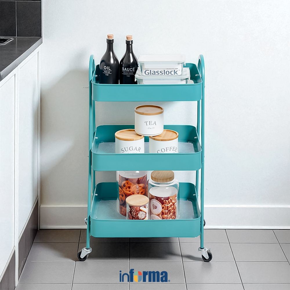 Jual Informa Walter I I Rak Troli Dapur 3 Tingkat - Hijau Tempat ...