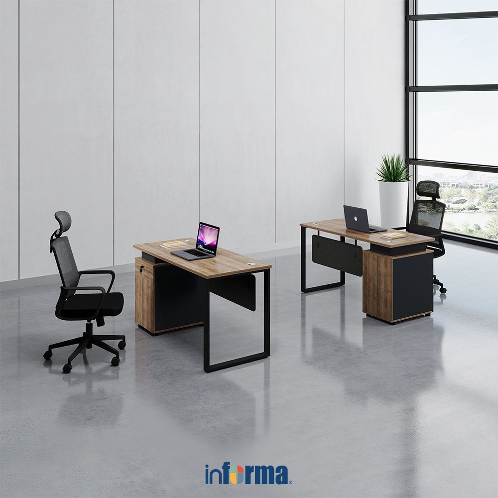 Jual Informa Maine I I Meja Kantor Dengan Laci Penyimpanan 120 cm ...