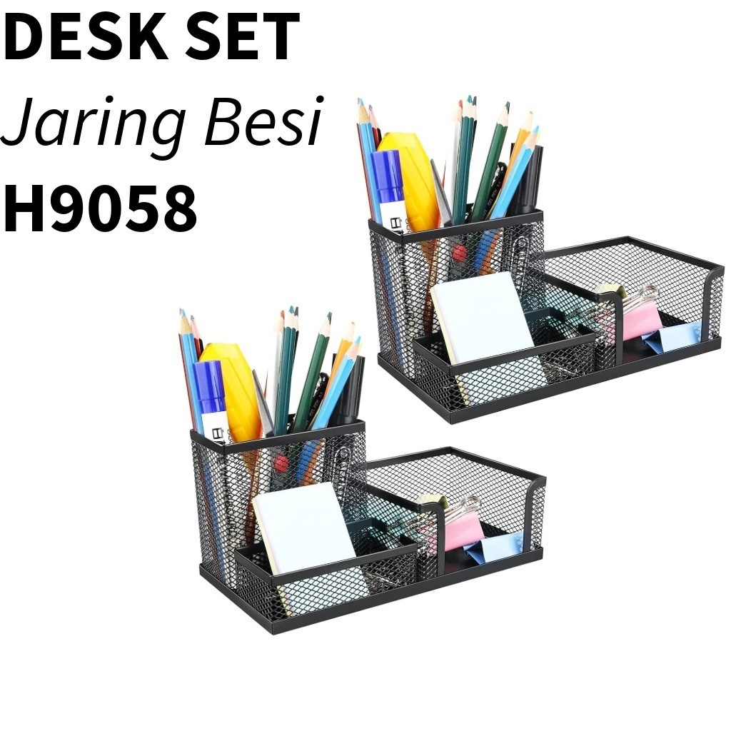 Jual Desk Jaring Besi Organizer DS- 103 ESELON / Desk Set / Rak Alat ...