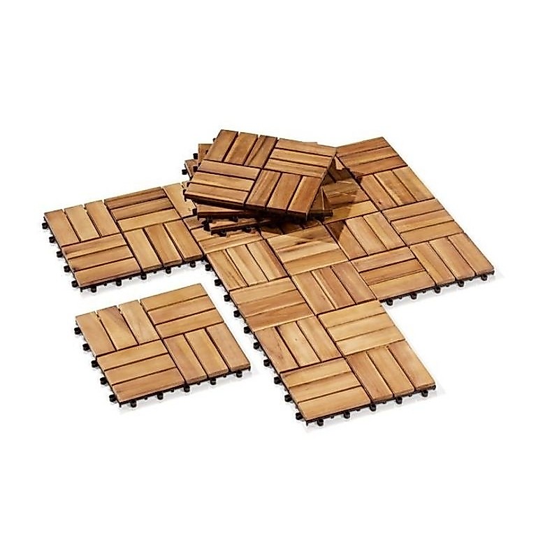 LANTAI KAYU JATI PERHUTANI YANG PALING MURAH UBIN JATI DECKING FLOORING 30X30 HALUS AKURAT PRESISI