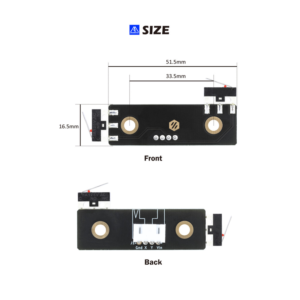 Jual Mellow X/Y Axis Mechanical Limit Switches For Voron 2.2 / Voron 2. ...