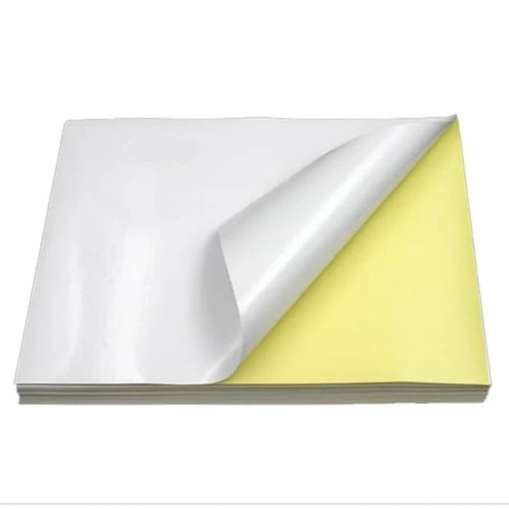 Jual Stiker F4 Chromo Glossy Sticker Folio 50 Lembar | Shopee Indonesia