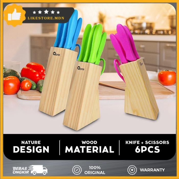 Jual OXONE KNIFE SET WITH SCISSORS OX-961 | Shopee Indonesia