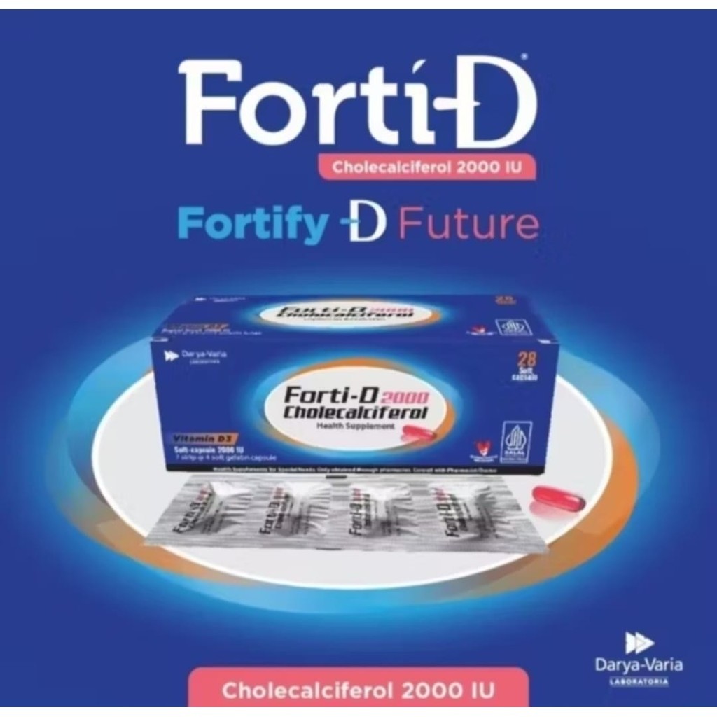 Jual Forti D 2000iu Box 28 Kapsul Soft Gel H | Shopee Indonesia