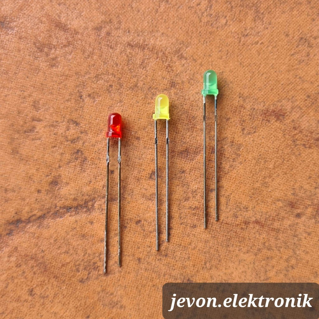 Jual 10 Buah Lampu LED 3 mm Merah Kuning Hijau 3mm | Shopee Indonesia