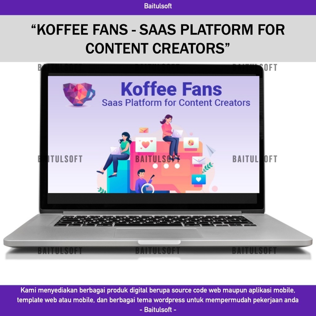 Jual SOURCE CODE APLIKASI WEB KOFFEE FANS - SAAS PLATFORM FOR CONTENT ...